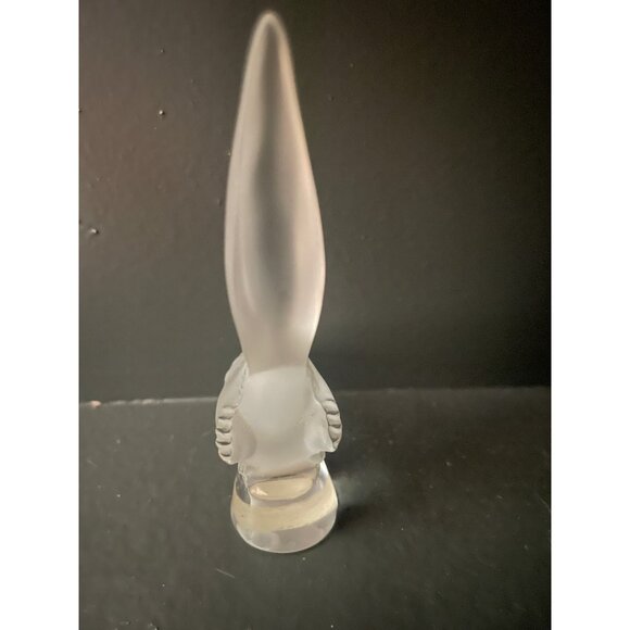 Lalique Faisan Cachet Pheasant Letter Seal Figurine Vintage France Signed - Picture 3 of 6